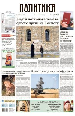 Politika - broj 39900, 28. dec 2024.