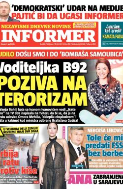 Informer - broj 891, 7. apr 2015.