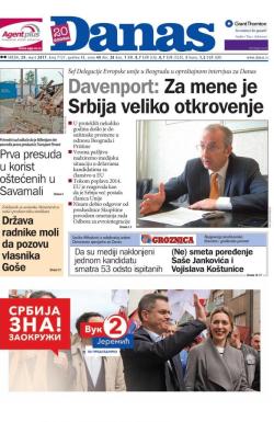 Danas - broj 7121, 29. mar 2017.