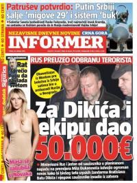 Informer CG - broj 1371, 28. okt 2016.