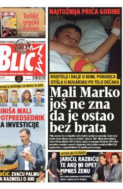 Blic - broj 7309, 21. jun 2017.