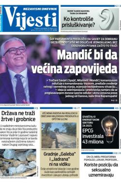 Vijesti - broj 9452, 19. avg 2024.