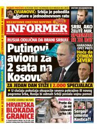 Informer - broj 1805, 30. mar 2018.