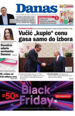 Danas - broj 8824, 26. nov 2021.