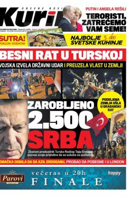 Kurir - broj 878, 16. jul 2016.