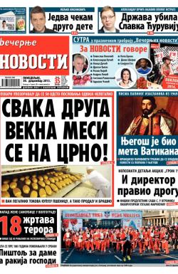 Večernje novosti - broj 1137, 30. dec 2013.