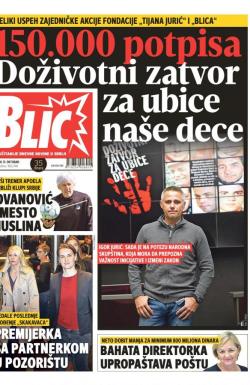 Blic - broj 7441, 31. okt 2017.