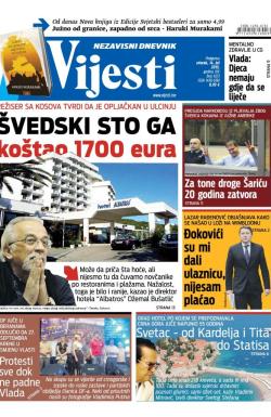 Vijesti - broj 6213, 14. jul 2015.