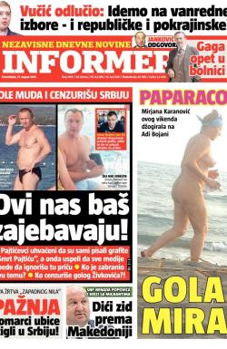 Informer - broj 1001, 17. avg 2015.