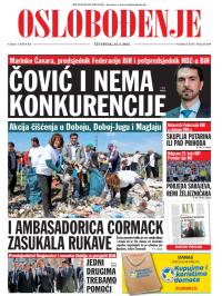 Oslobođenje - broj 24.569, 23. apr 2015.