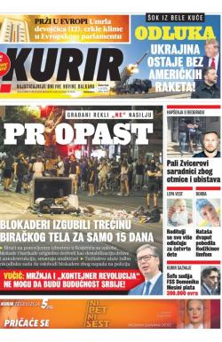 Kurir - broj 4074, 3. jul 2025.