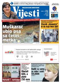 Vijesti - broj 6263, 2. sep 2015.