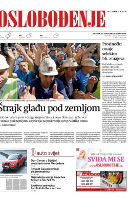 Oslobođenje - broj 26145, 11. sep 2019.