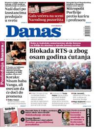 Danas - broj 8111-8112, 14. dec 2019.
