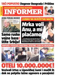 Informer - broj 293, 20. apr 2013.