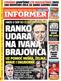 Informer CG - broj 882, 27. mar 2015.