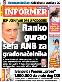 Informer CG - broj 679, 28. jul 2014.