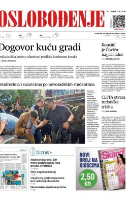 Oslobođenje - broj 27898, 29. apr 2025.