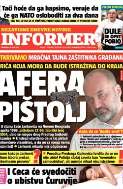 Informer - broj 901, 20. apr 2015.