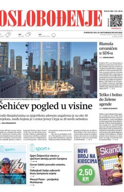Oslobođenje - broj 28026, 29. sep 2025.