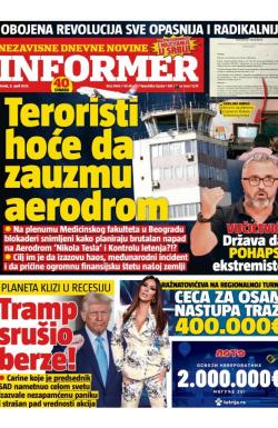 Informer - broj 3949, 8. apr 2025.