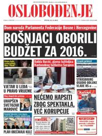 Oslobođenje - broj 24.808, 18. dec 2015.