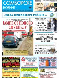 Somborske novine - broj 3270, 24. feb 2017.