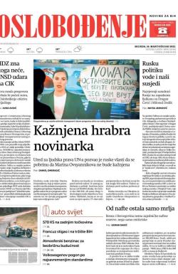 Oslobođenje - broj 26941, 16. mar 2022.