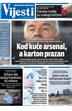 Vijesti - broj 10007, 13. mar 2026.
