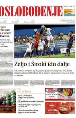 Oslobođenje - broj 25364, 7. jul 2017.