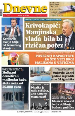 Dnevne novine - broj 3160, 26. nov 2021.