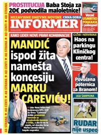 Informer CG - broj 980, 23. jul 2015.