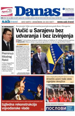 Danas - broj 6071, 14. maj 2014.