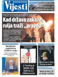 Vijesti - broj 9881, 2. nov 2025.