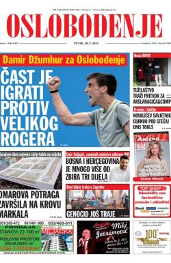 Oslobođenje - broj 24.605, 29. maj 2015.