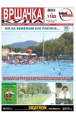 Vršačka kula - broj 1183, 24. avg 2018.