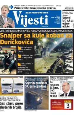 Vijesti - broj 6319, 28. okt 2015.