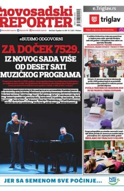 Novosadski reporter - broj 309, 15. jan 2021.