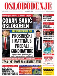Oslobođenje - broj 24.416, 21. nov 2014.