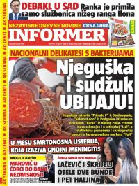 Informer CG - broj 1179, 17. mar 2016.