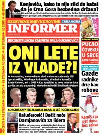 Informer CG - broj 736, 2. okt 2014.