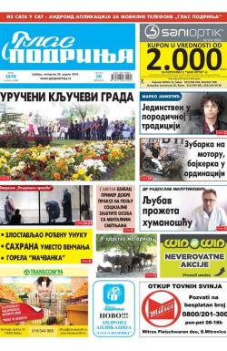 Glas Podrinja - broj 3678, 26. apr 2018.