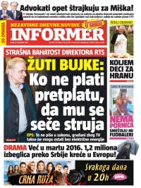 Informer - broj 1111, 23. dec 2015.