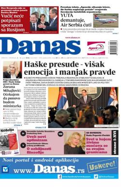 Danas - broj 6760-6761, 2. apr 2016.