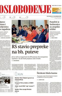 Oslobođenje - broj 25370, 13. jul 2017.