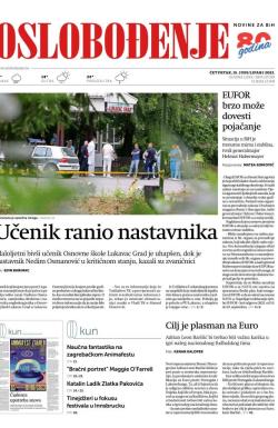 Oslobođenje - broj 27325, 15. jun 2023.