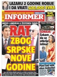Informer CG - broj 1123, 11. jan 2016.