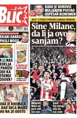 Blic - broj 7807, 8. nov 2018.