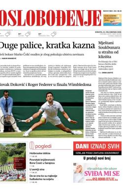 Oslobođenje - broj 26086, 13. jul 2019.