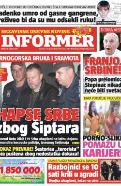 Informer - broj 1362, 18. okt 2016.